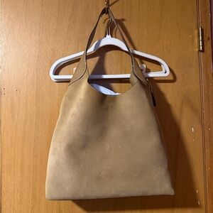 Coach Brooklyn 39 Tan Suede